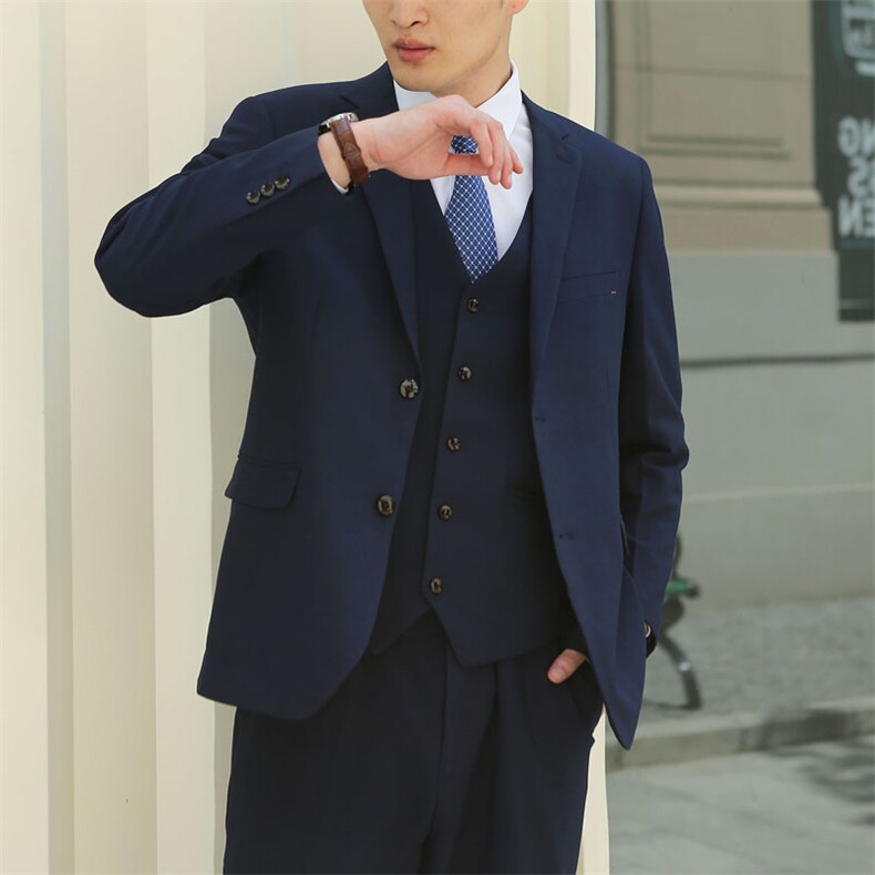 XL-9XL大码商务休闲四面弹力西服套装二件套西装结婚礼服192P295,男装休闲套装,星座802