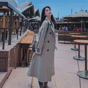 柒柒家  风衣外套春季新款F34-P155控218图片