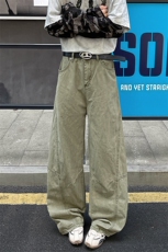8XL-M工装裤男秋季日系男直筒宽松阔腿休闲弯刀裤子男K9177P65，男装工装外套，电商D206-1