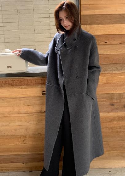 2025时尚百搭女毛呢外套女秋冬季长袖宽松高级感斗篷,女装毛呢外套,宸诺服饰