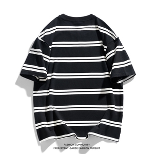 cityboy时尚夏季条纹百搭短袖T恤TX237图片