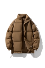 2025冬季新款立领保暖防风防水棉衣面包服外套男女同款XY2276-P50，男装棉衣，星座717