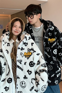 清仓万米面料补货羊羔毛绒外套夹克棉袄棉服棉衣男连帽P80立领P70图片