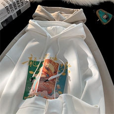 直播现货供应2025春款华棉连帽卫衣WY98-P38特价，男装卫衣，电商A158