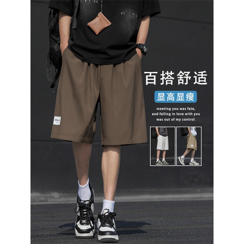 冰丝短裤男士夏季薄款宽松运动五分中裤DK510-特批-17图片