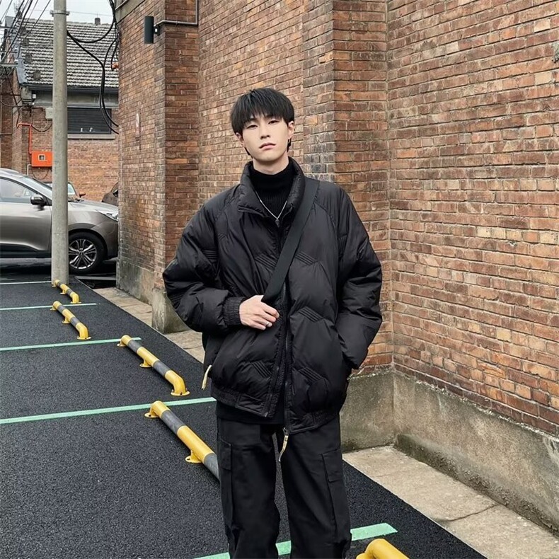 JY333-P78潮男冬季复古飞行员棉袄子加厚男士立领棉衣网图,男装棉衣,星座1501-3