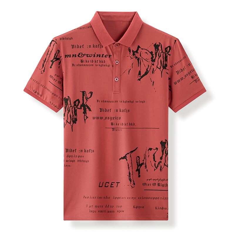 POLO衫男士短袖t恤翻领2023夏季新款潮牌休闲商务男装上衣,男装T恤,电商B212（原钱塘6029）