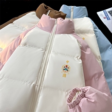 现货抖音得物可供视频三防加厚羽绒拼接棉衣外套面包棉服86658，男装棉衣，电商A486