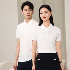 S-7XL大码团服工作服纯色POLO衫定制精梳棉LS920P38大码48，男装Polo衫，星座1602B（原101B-1）