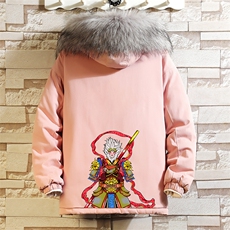 MM48203-P130冬季大毛领衣男士大码加厚袄男服砖墙，男装棉衣，电商A040A