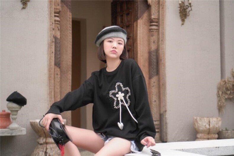 2023春卫衣NEW，女装卫衣/绒衫，潘朵拉