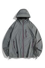 UPF50+有报告凉感轻薄透气宽松大码潮流防晒服DQC659-P48，男装防晒衣，电商B306