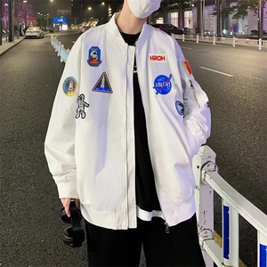 2022休闲夹克春季潮棒球服宇航员飞行员潮牌男外套W2641图片