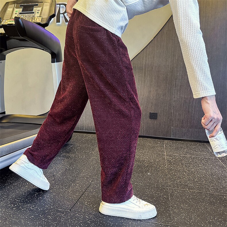 社会小伙秋冬新款呢子裤休闲裤长裤店主风2281-P65，男装休闲裤，星座313B-2(原星座309A-2)