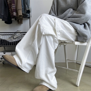 休闲裤男女韩版潮流高街帅气大口袋宽松2024秋冬ins长裤K5721-P49图片