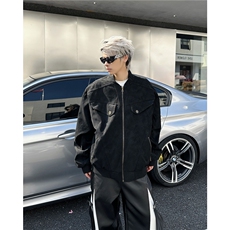美式复古工装夹克男夹克高级感宽松休闲cleanfit外套潮W6303-P70，男装夹克，星座412-3