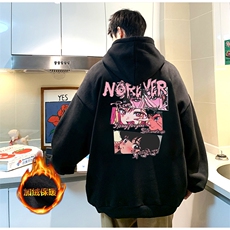 抖音供货、重磅360克现货加绒印花连帽卫衣HD019-1-LMWY44122-P40，男装卫衣，电商019-1