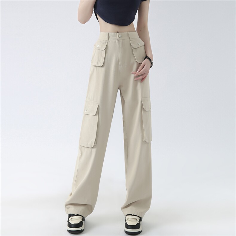 抖音高质美式潮流甜辣多口袋工装裤女GK605P80控108,男装工装外套,电商A268