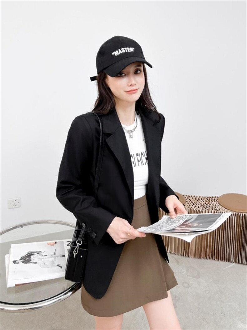 气质西装外套修身款，女装西装，XIMO 熙茉