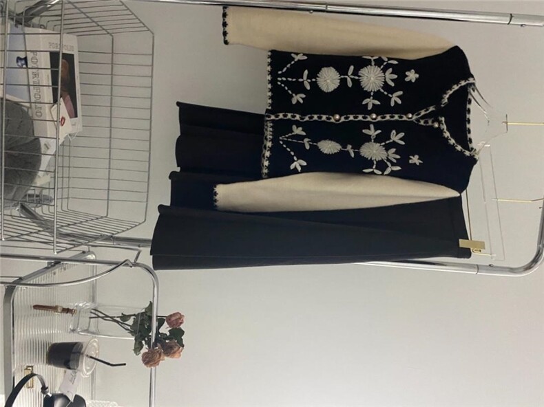 钩花毛衣，女装针织衫/毛衣，新袖