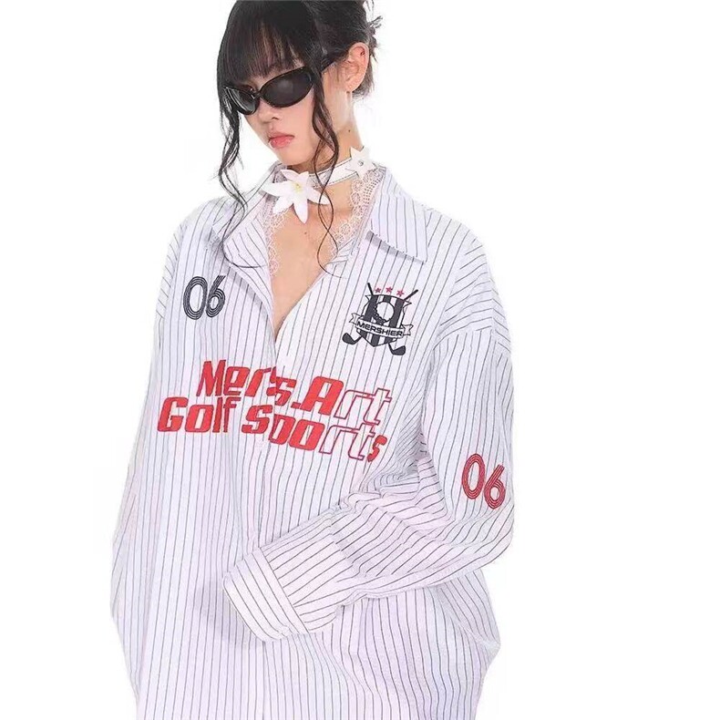 法式条纹衬衫女春秋2025新款简约时尚假两件衬衣设计感上衣,男装衬衫,星座613
