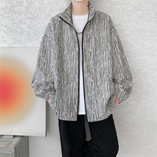 现货JK10071-特批55夏季大码灯芯高品质夹克外套宽松情侣上衣，男装夹克，电商A059