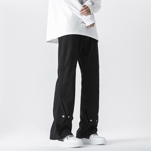牛仔裤男2025春夏季新款宽松直筒休闲阔腿潮牌宽松长裤783-P55图片