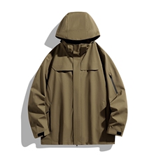 新款男女高品质户外登山服青少年学生冲锋衣夹克外套HS6606，男装夹克，星座1206（原A206）