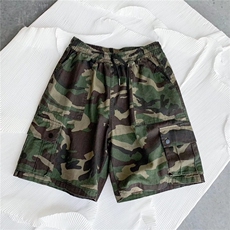 夏季迷彩短裤男潮牌多口袋工装裤流行新款日系潮流慵懒K6358-P32，男装牛仔裤，星座412-3