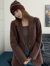 新款红色西装外套【现货】5022P135K188，女装西装，浙宝192（原082）