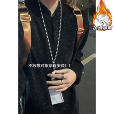 2025HT251058加绒港风女模大码立领T恤M-5XHT251062-特P29，男装T恤，电商A022