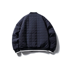 南夏乔装2025冬季新款日系刺绣格子加厚棉衣复古撞色V领休闲棉服，男装棉衣，电商S006（B521）
