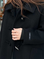 2024秋冬三穿可拆卸羽绒内胆白鸭绒双面毛呢外套小个子呢子大衣女，女装毛呢外套，红依娜