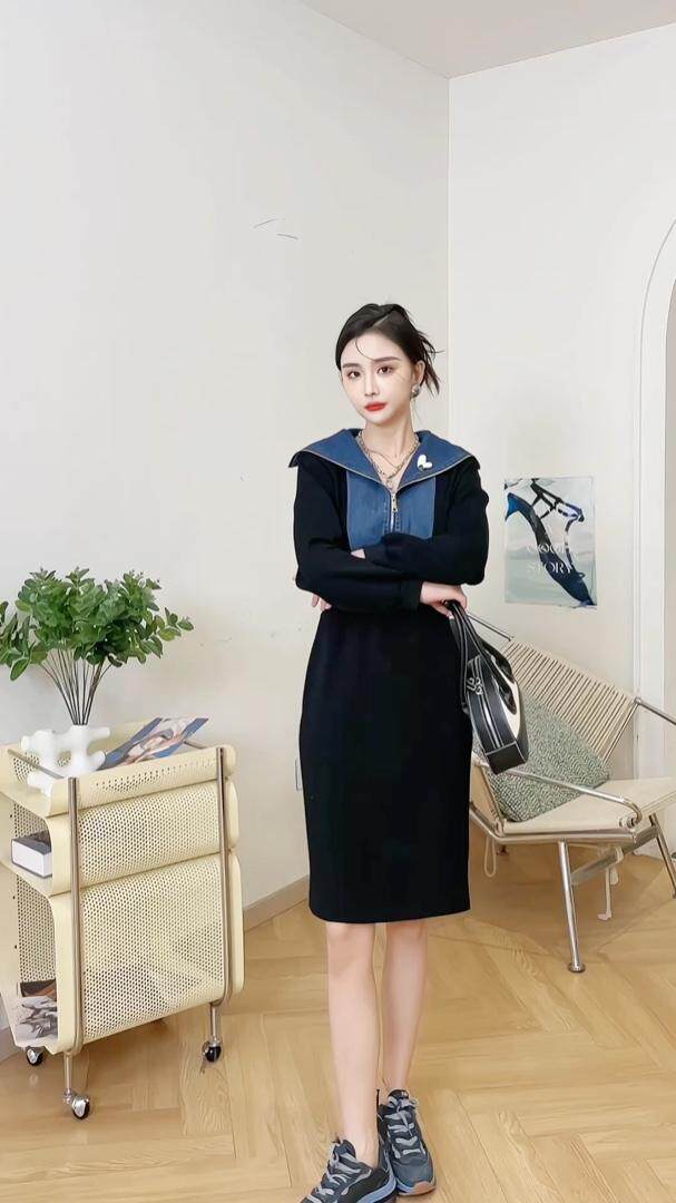 2023新款春装连衣裙，女装连衣裙，贻思茗