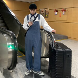 【2025春夏】背带裤男直筒工装裤长裤吊带连体裤女,男装工装外套,星座112A