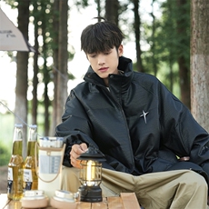 现货主推冬装钢印pu皮棉衣羽绒棉情侣棉服外套男M6610-P128，男装皮衣，星座307A