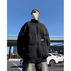 美式高街棉服男冬季痞帅宽松面包服外套潮牌设计感棉衣，男装棉衣，星座716-2