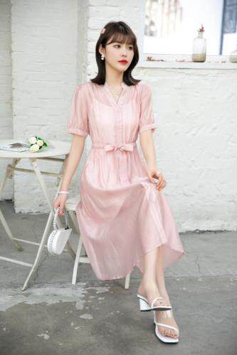 （现货）两件套天丝裙，女装，伊娜蕾尔