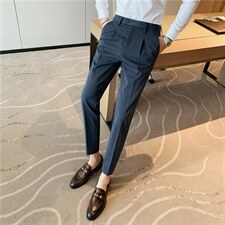 男士休闲西裤小脚修身长裤XK676/P75，男装西裤，电商A213