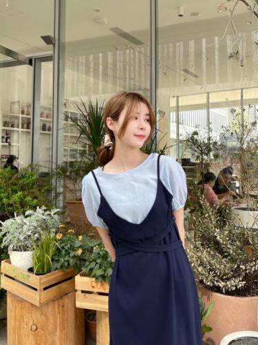 收腰连衣裙，女装连衣裙，主品