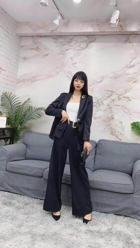 阔腿裤SML，女装，艾涵o