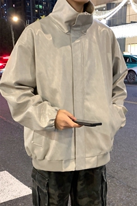 2026春季新款皮衣翻领夹克外套DSA157B-J2630-TP80图片