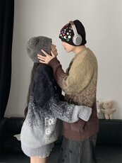 美式渐变仿貂绒毛衣男慵懒风休闲针织衫M8825P65，男装针织衫/毛衣，星座1116-2