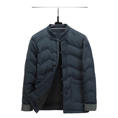 唐装羽绒服冬季风盘扣休闲加厚90%白鸭绒保暖外套BG8892-P245，男装羽绒服，星座1105-3