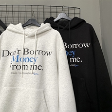 618B-1DY27美式复古连帽宽松卫衣情侣印花帽杉外套P58控85，女装短外套，星座618B-1