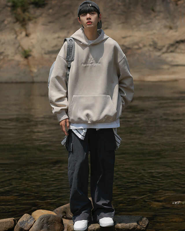 春秋连帽卫衣3个颜色男女同款917-1W2383,男装卫衣,星座917-1