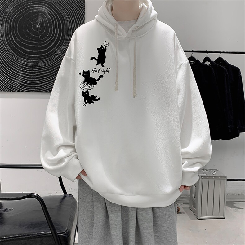 连帽卫衣男大码胖子帽衫大号运动服WY2461-P35图片