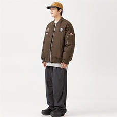 外27-2日系贴标美式棒球服棉衣MY16-P165，男装棉衣，新杭派外27-2