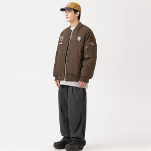 外27-2日系贴标美式棒球服棉衣MY16-P165图片
