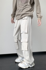 703-K328-P58机能风立体多口袋休闲印花工装裤包边包条，男装工装外套，星座703